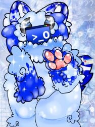 Blue Background Rule 34 Image