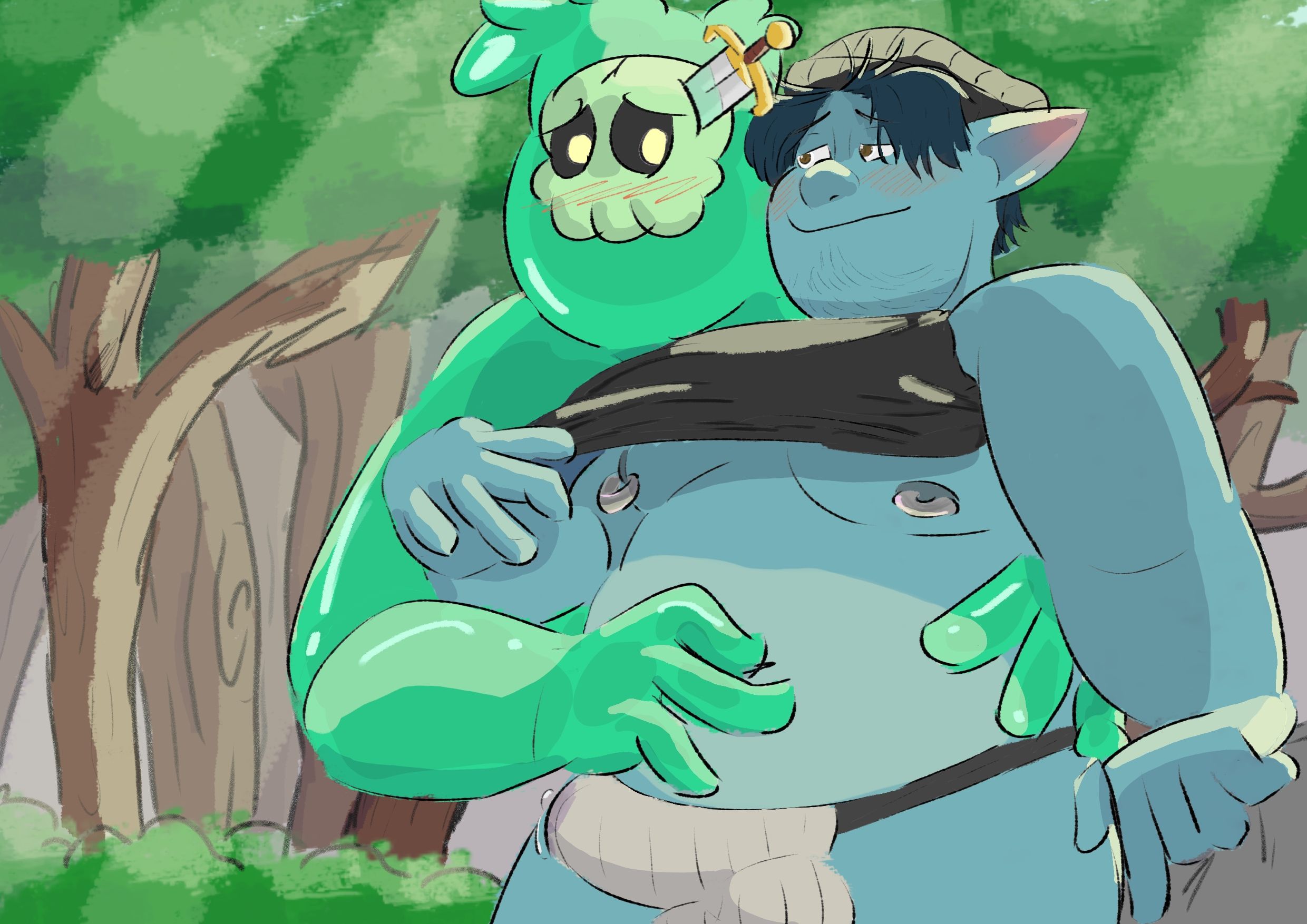 Doug (Monster Prom) Rule 34 Image