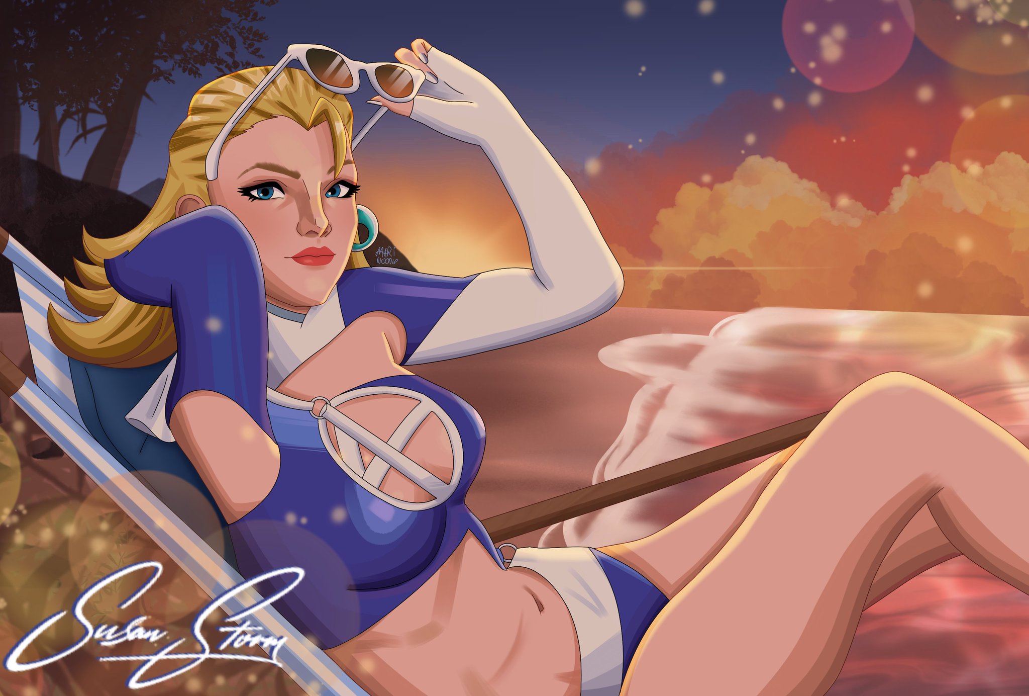 Invisible Woman (Azure Shade) Rule 34 Image