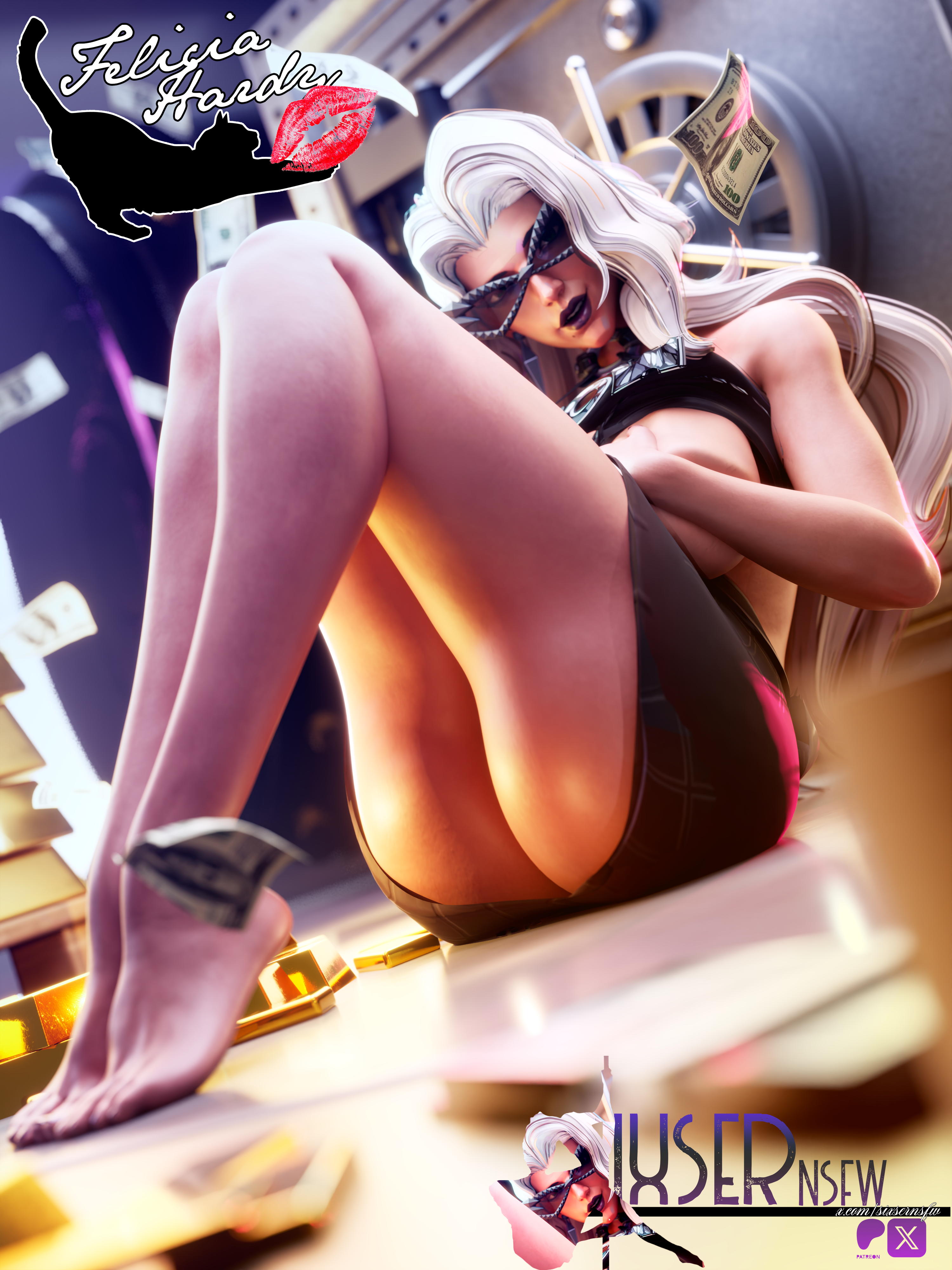 Black Cat (Marvel) Rule 34 Image