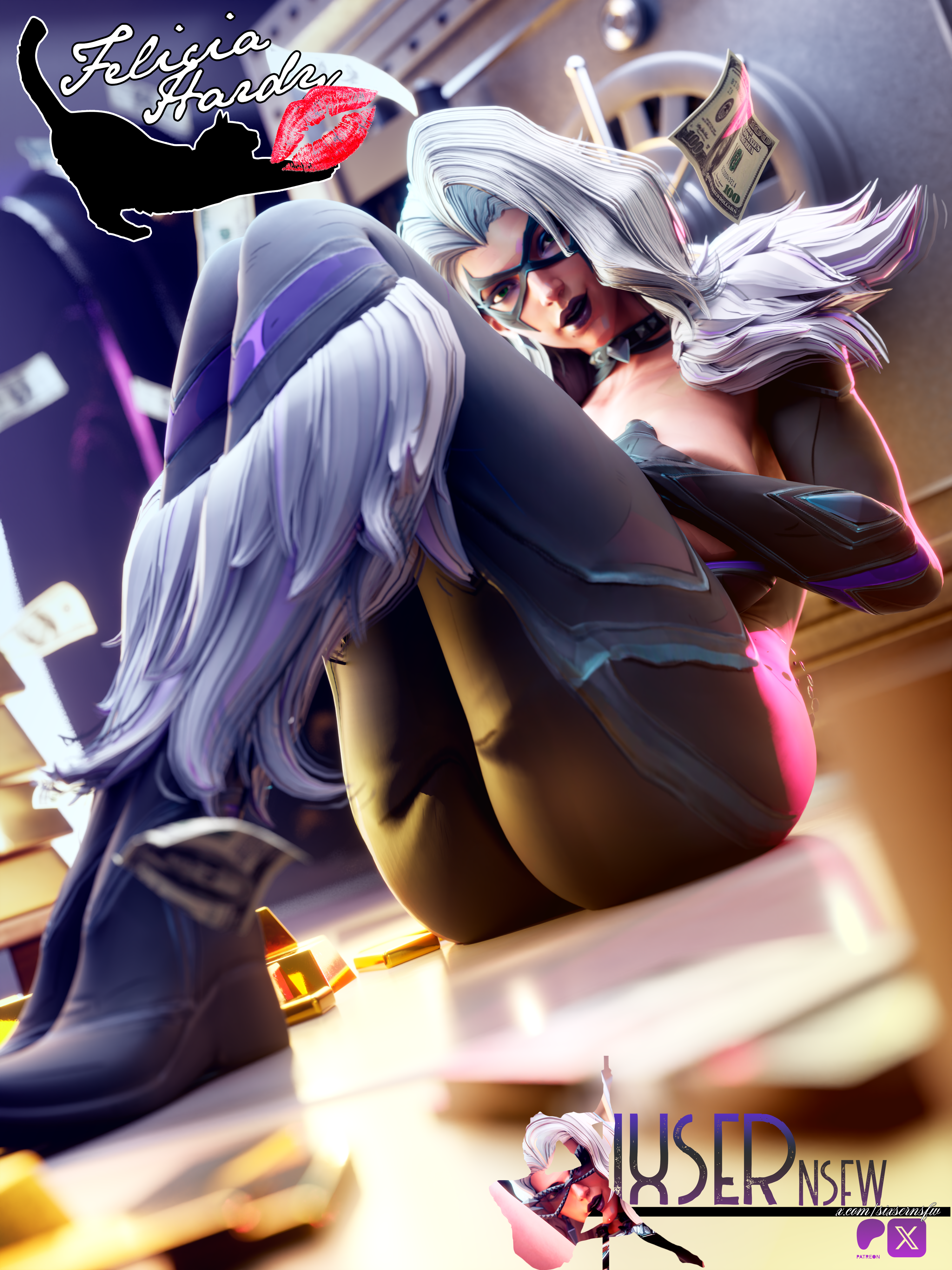 Black Cat (Marvel) Rule 34 Image