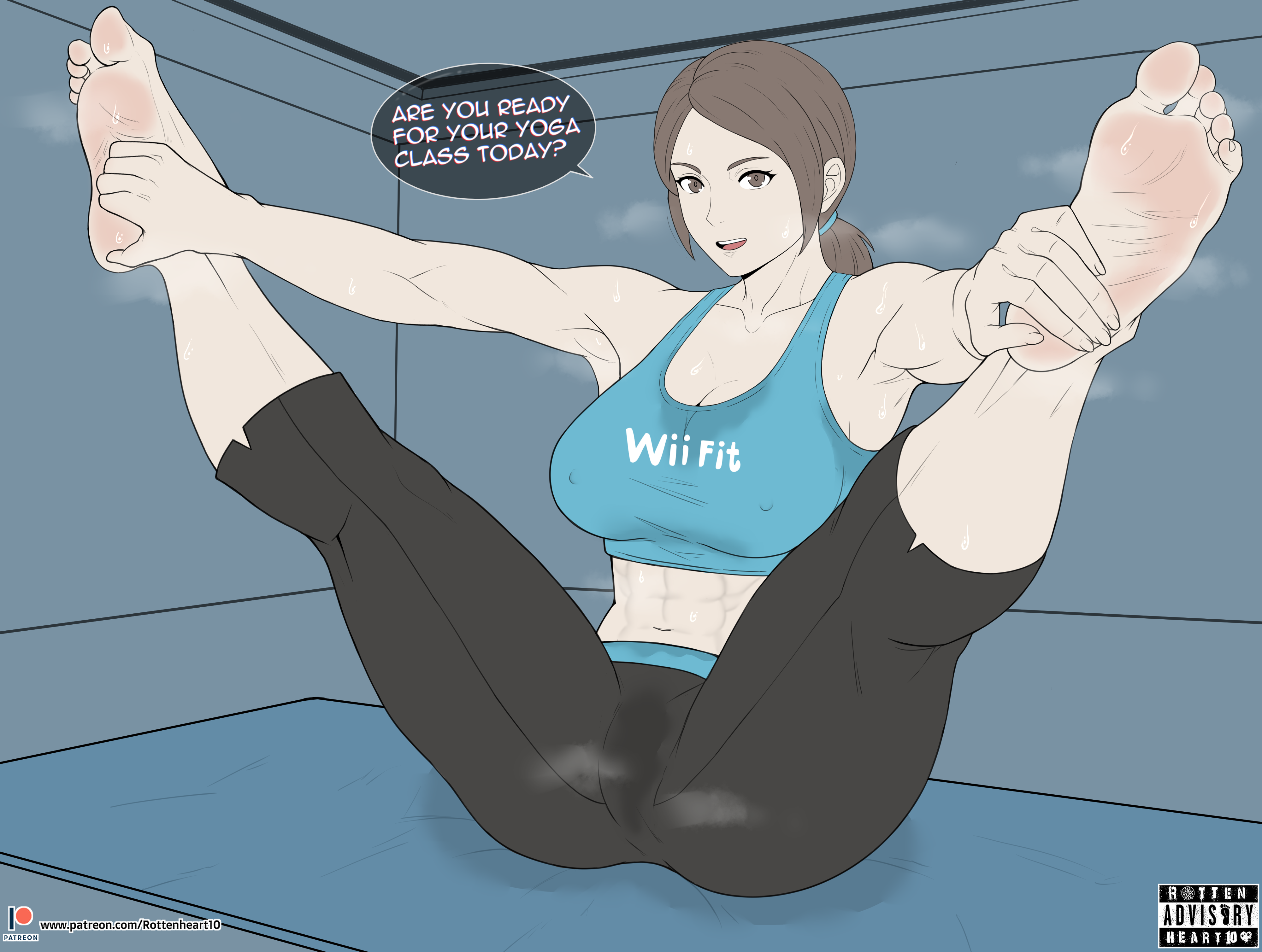 Wii Fit Trainer (Female) Rule 34 Image