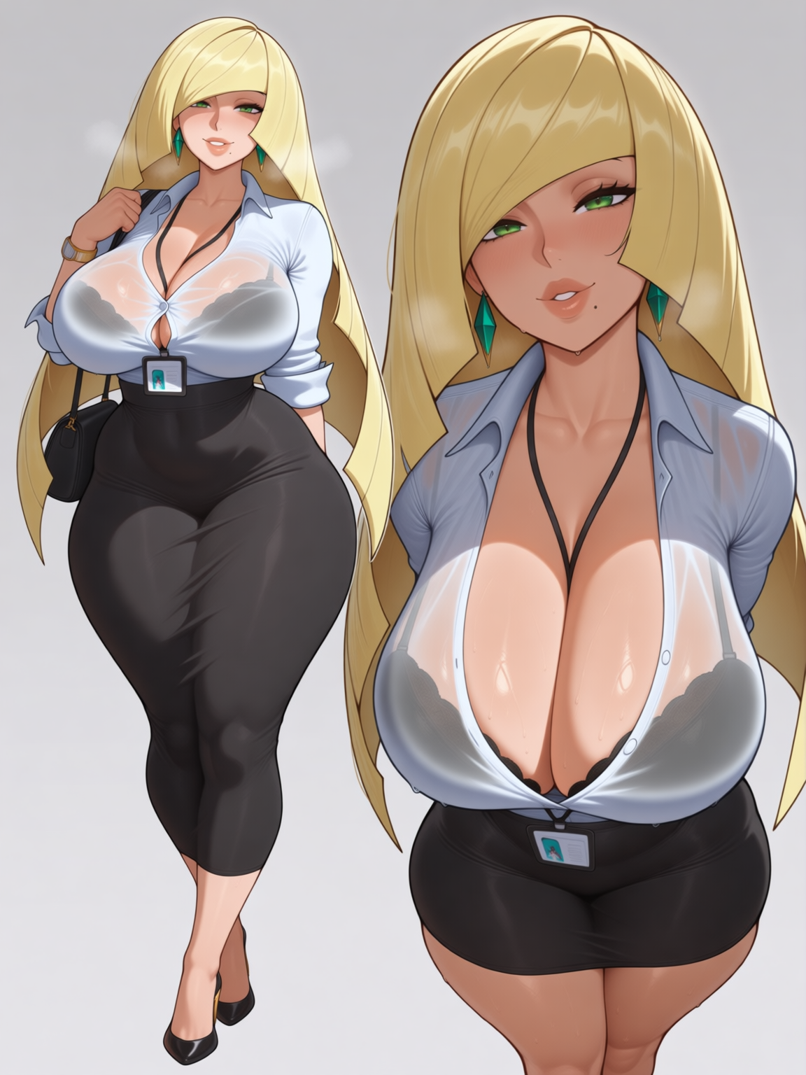 Lusamine (Pokemon) Rule 34 Image
