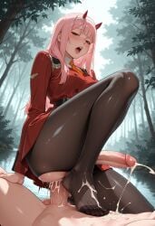 Zero Two (Darling In The Franxx) Rule 34 Image