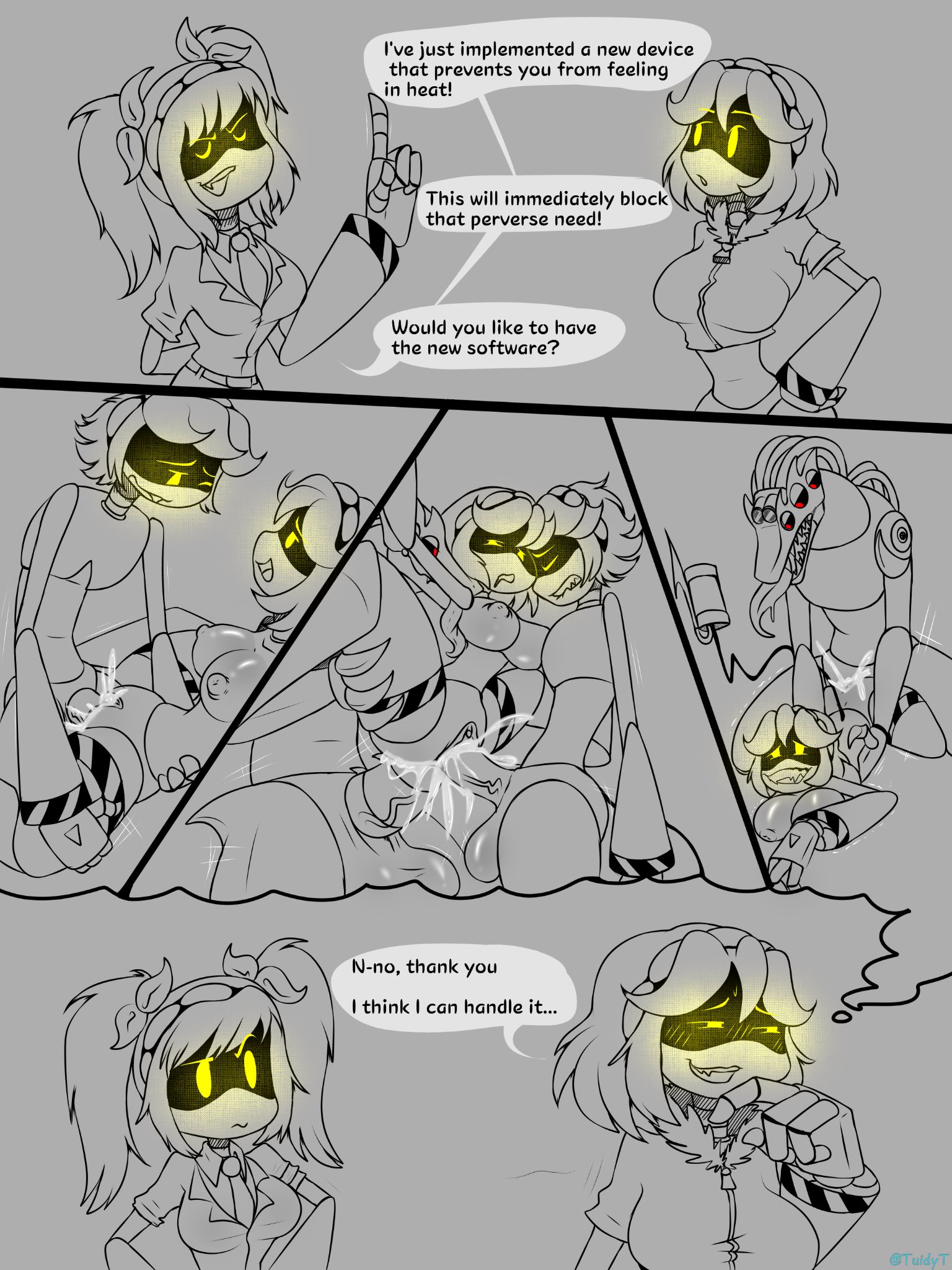 J (Murder Drones) Rule 34 Image