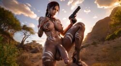 Dark-Skinned Futa Rule 34 Image