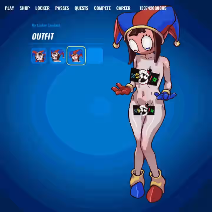 Pomni (Beach Outfit) Rule 34 Video