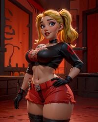 Harley Quinn (Arkham) Rule 34 Image