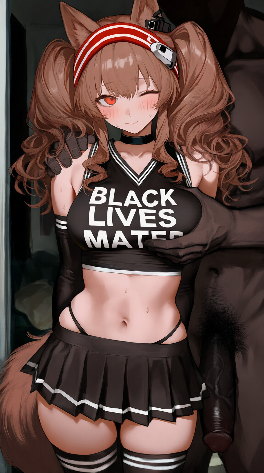 Angelina (Arknights) Rule 34 Image