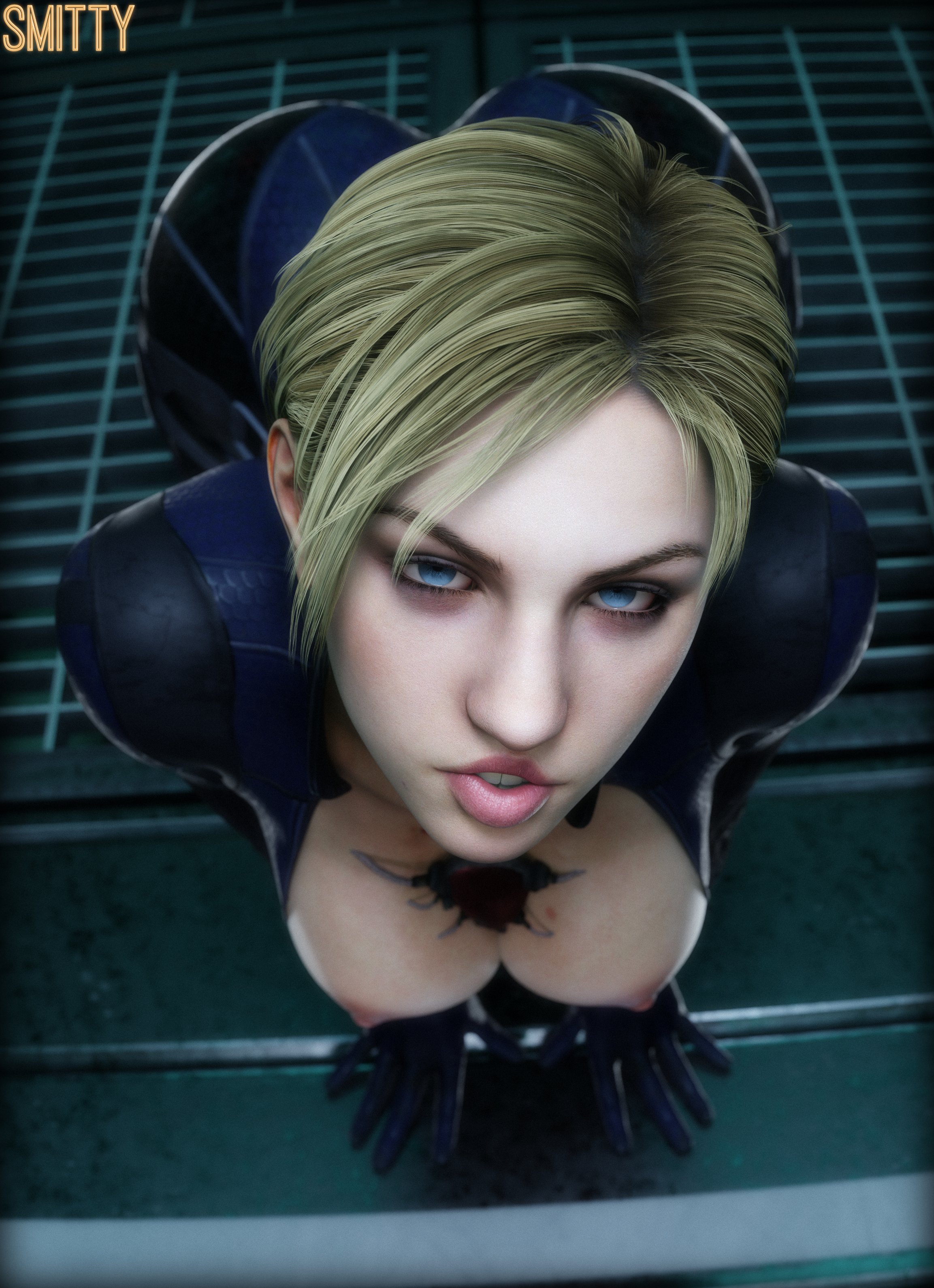 Jill Valentine (Blonde) Rule 34 Image