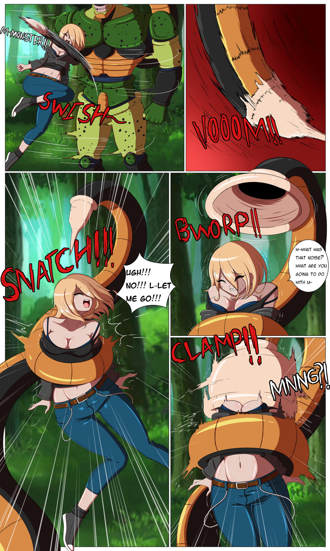 Cell (Dragon Ball) Rule 34 Image