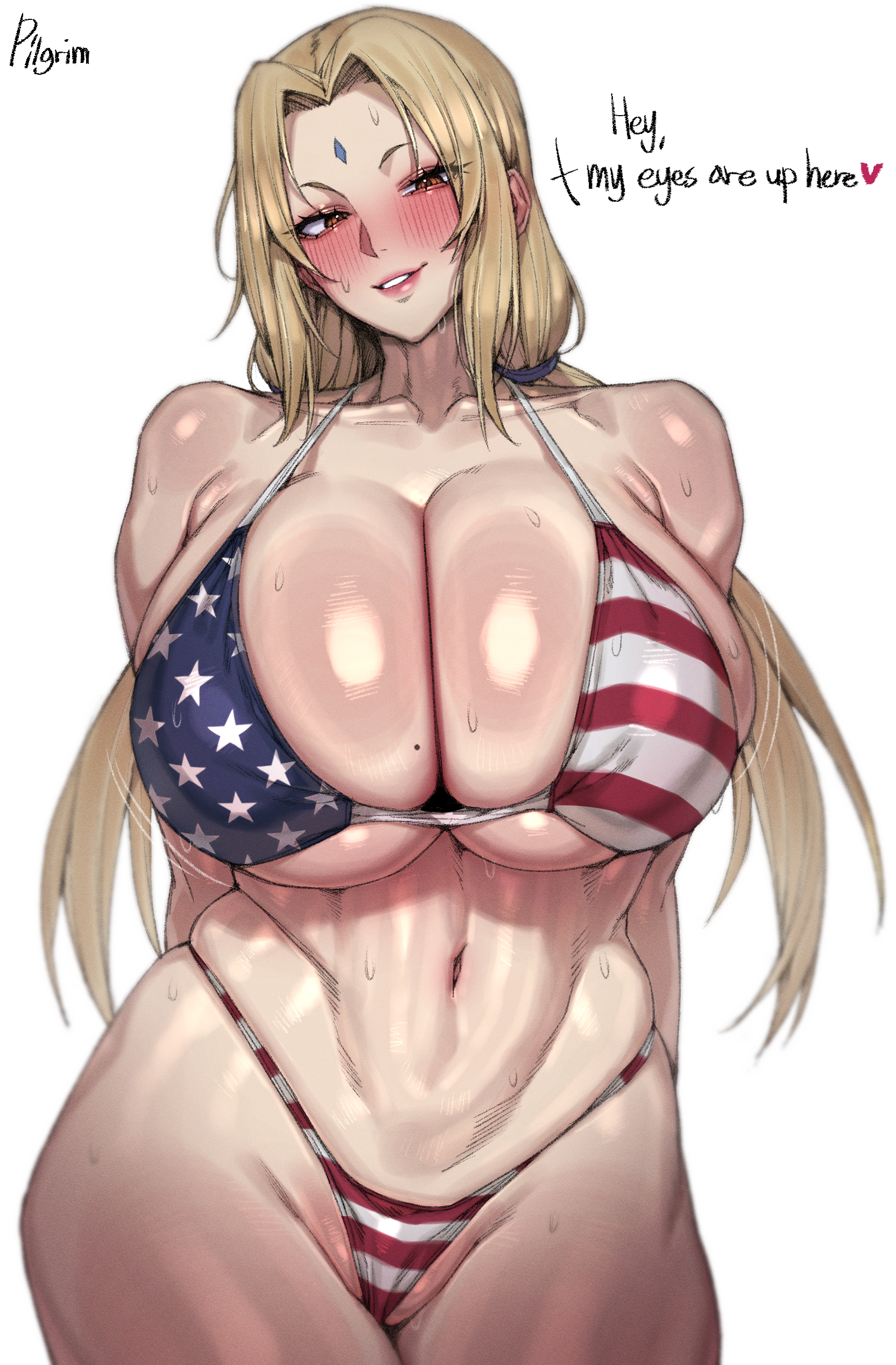 My Eyes Are Up Here (Meme) Rule 34 Image