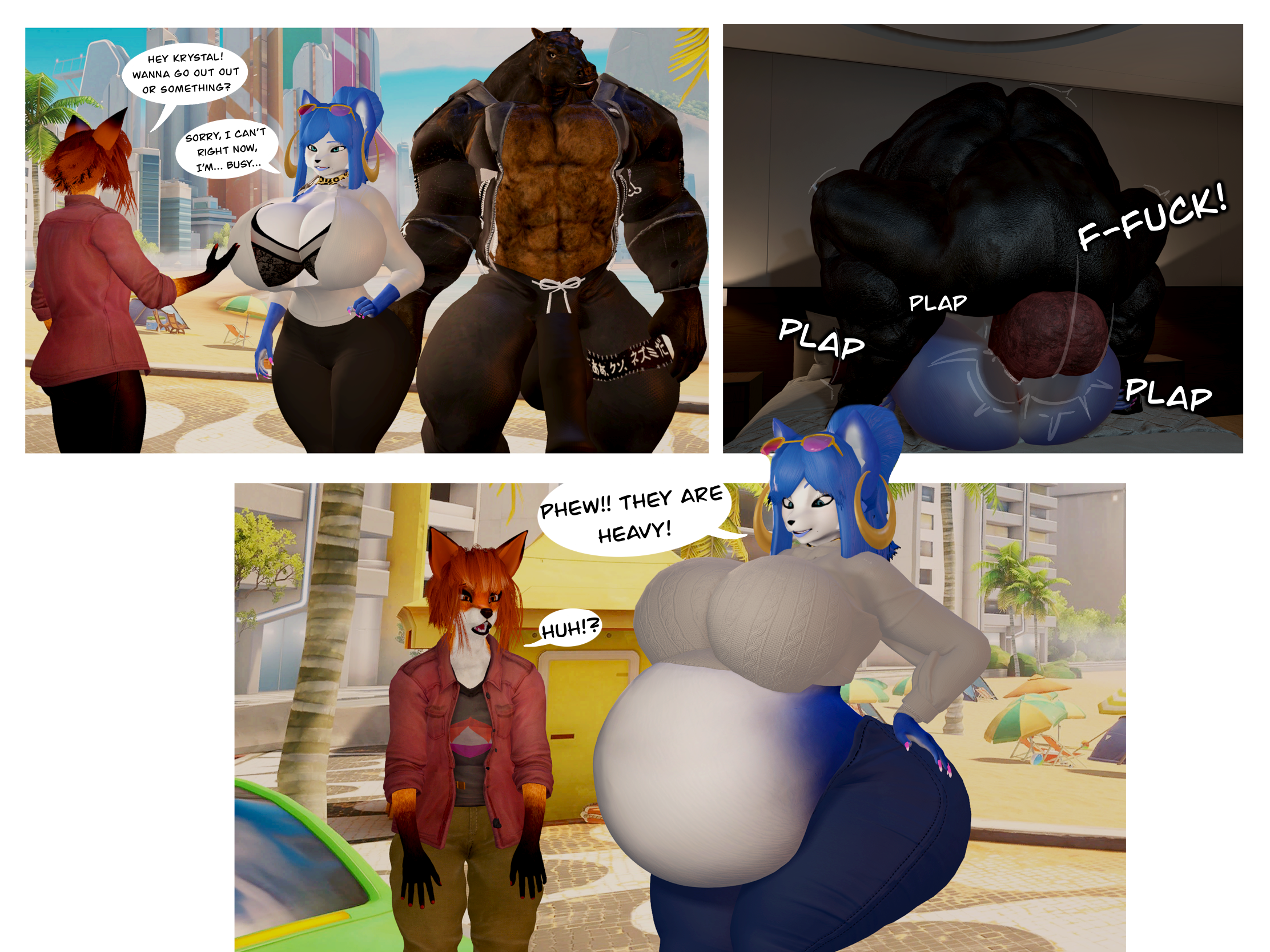 Krystal (Star Fox) Rule 34 Image