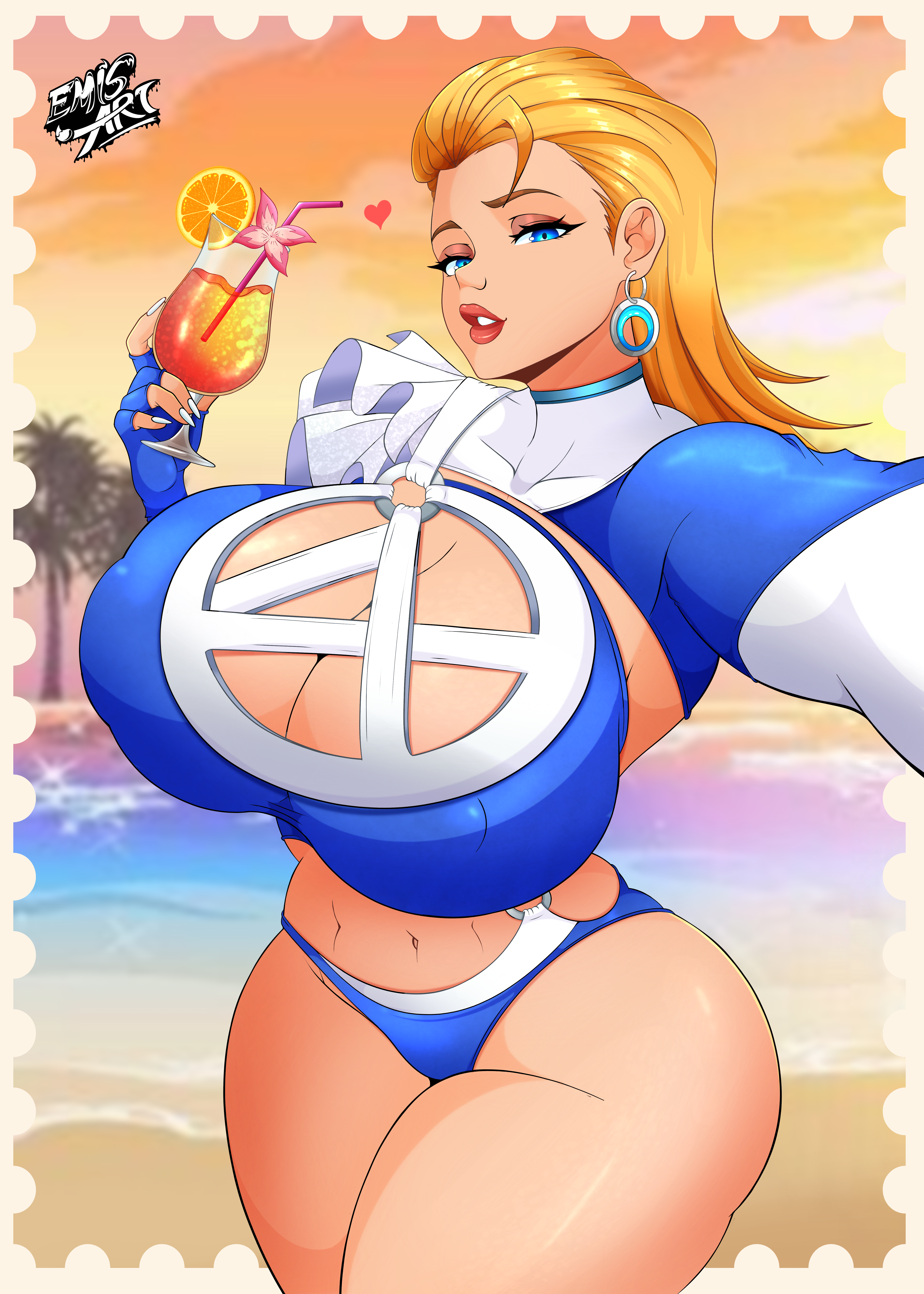 Invisible Woman (Azure Shade) Rule 34 Image