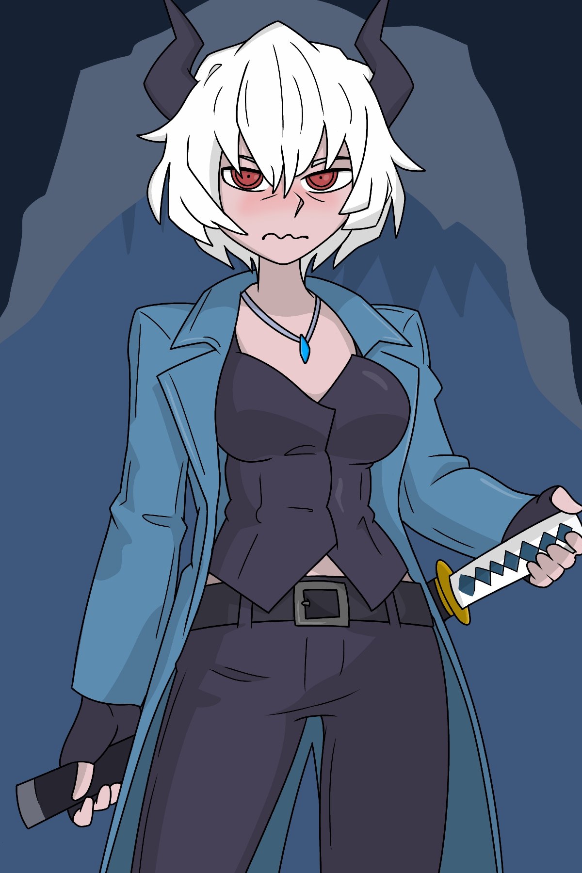 Malina (Helltaker) Rule 34 Image