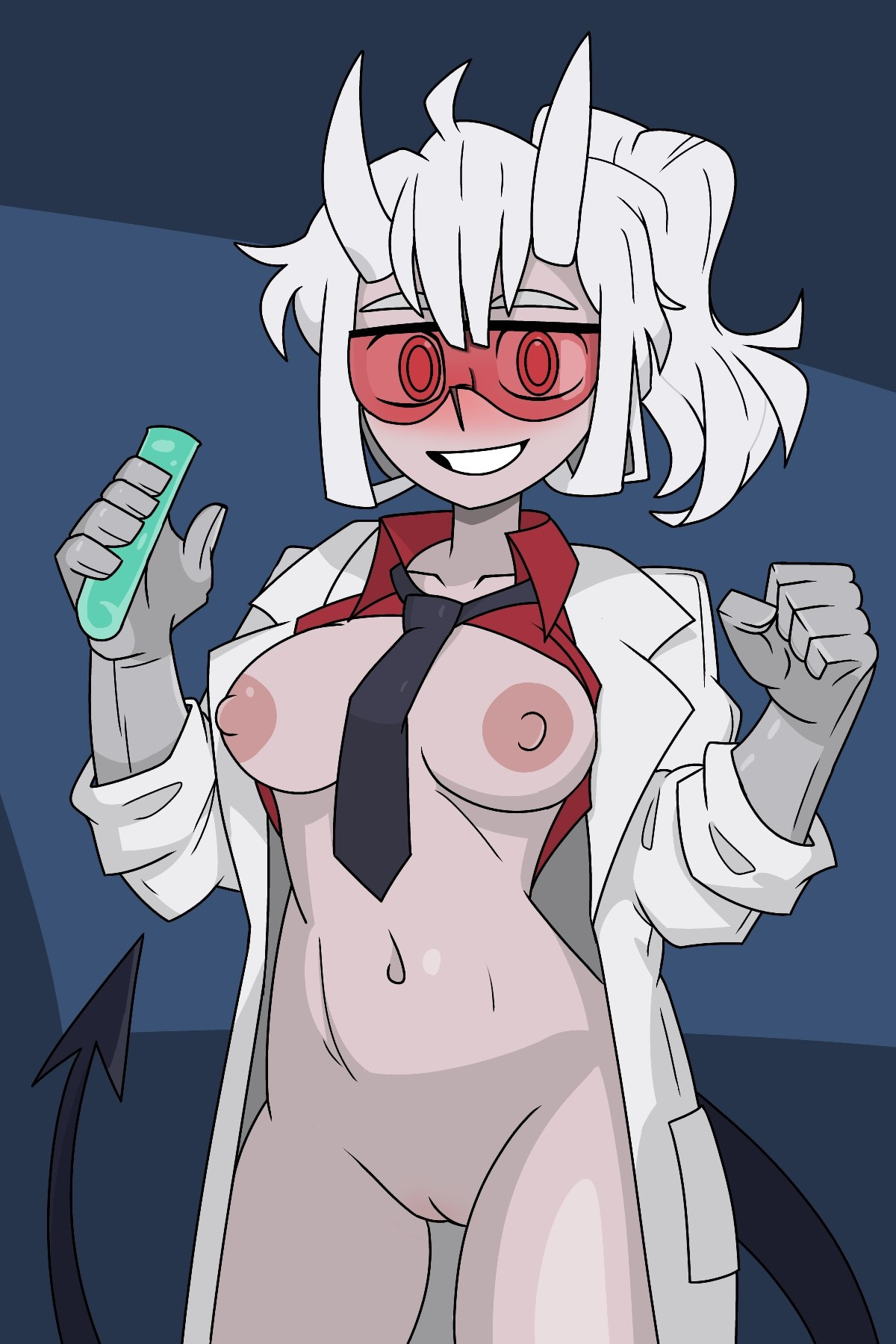 Loremaster (Helltaker) Rule 34 Image
