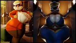 Barely Contained Rule 34 Image