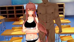Monika (Doki Doki Literature Club) Rule 34 Image