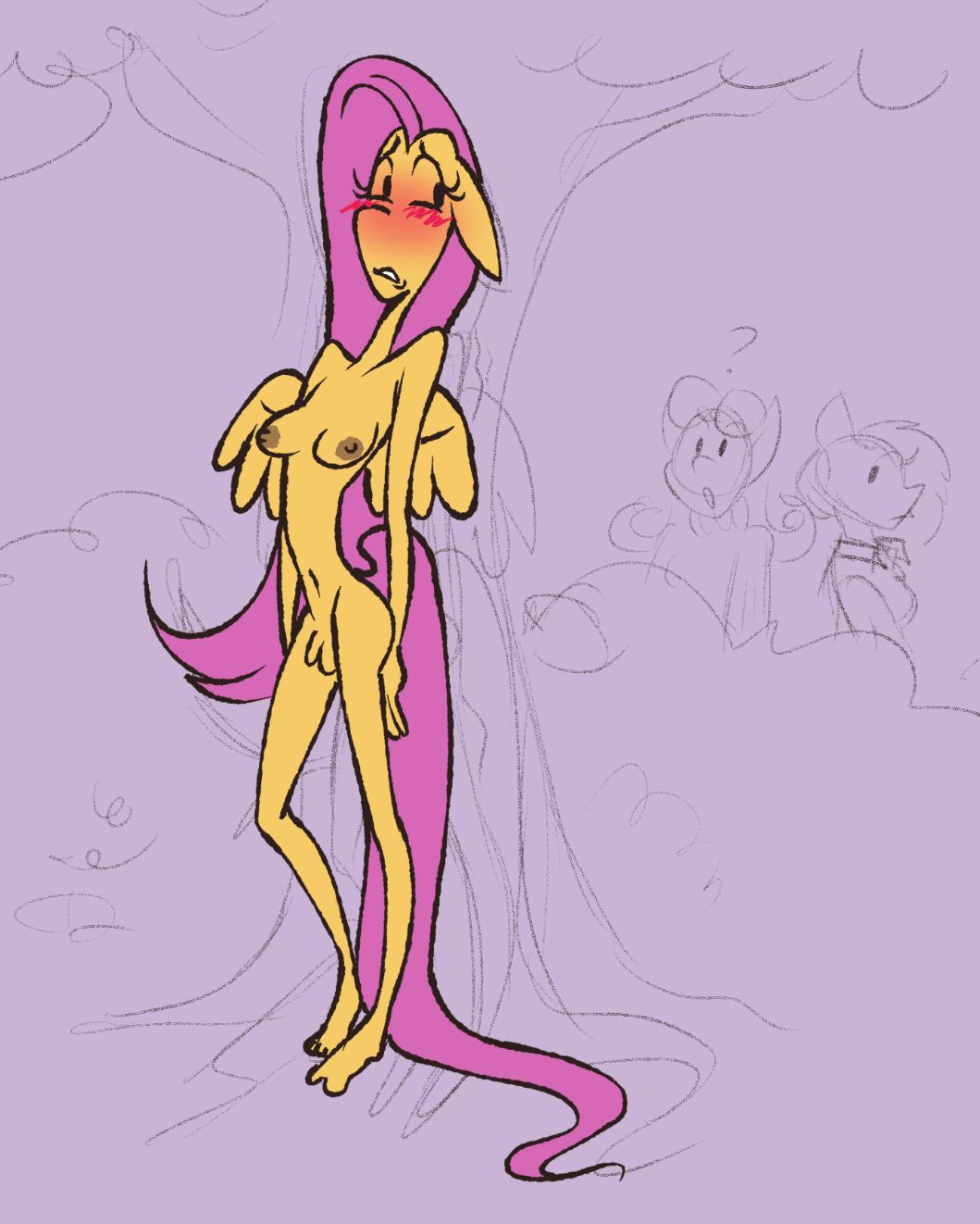 Fluttershy (Mlp) Rule 34 Image