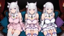 Emilia (Re:Zero) Rule 34 Image