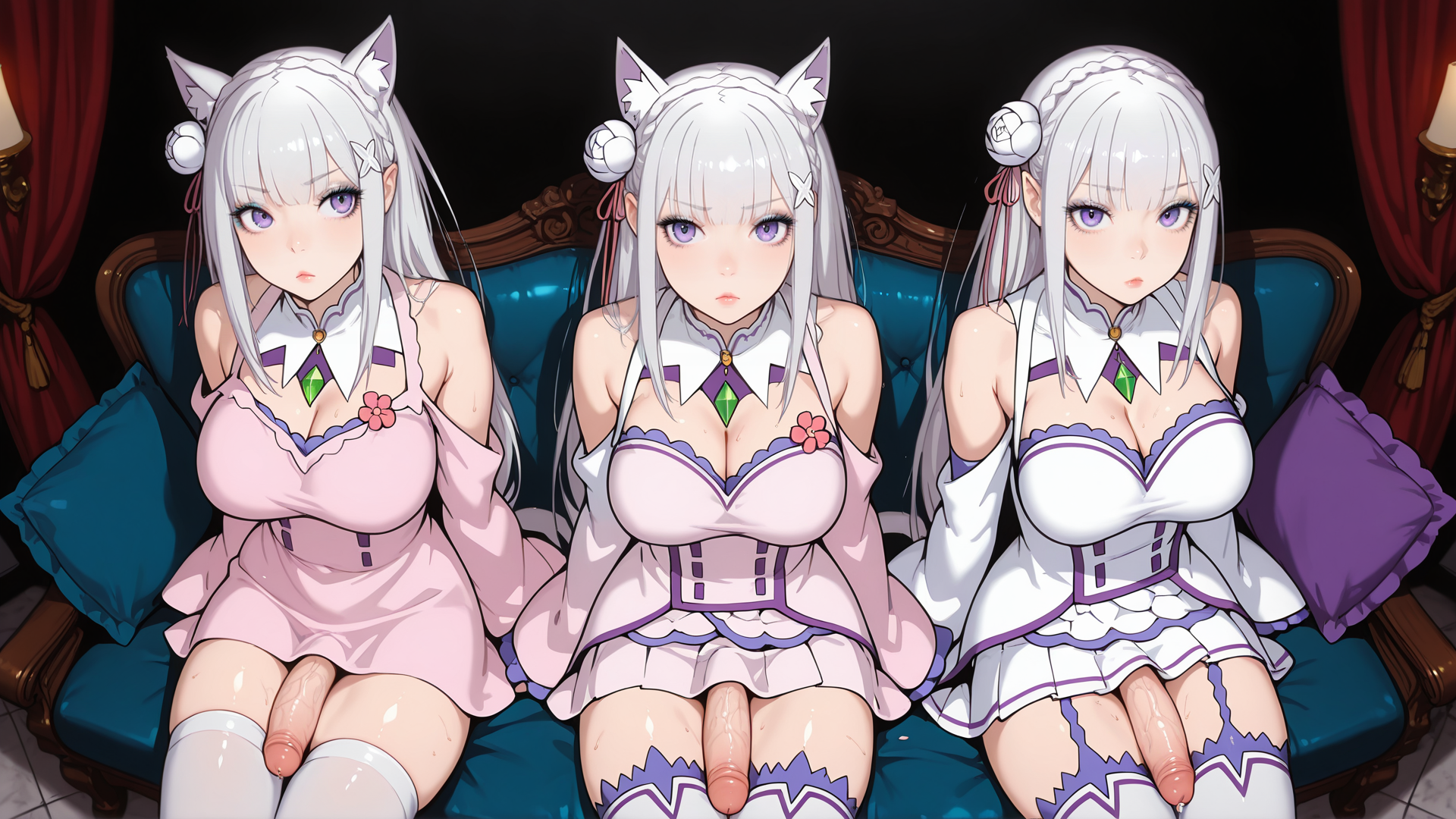Emilia (Re:Zero) Rule 34 Image