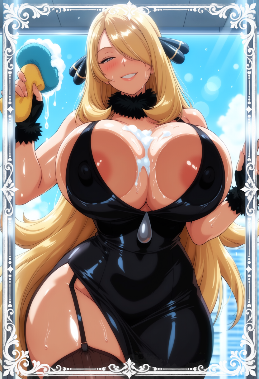 Cynthia (Pokemon) Rule 34 Image