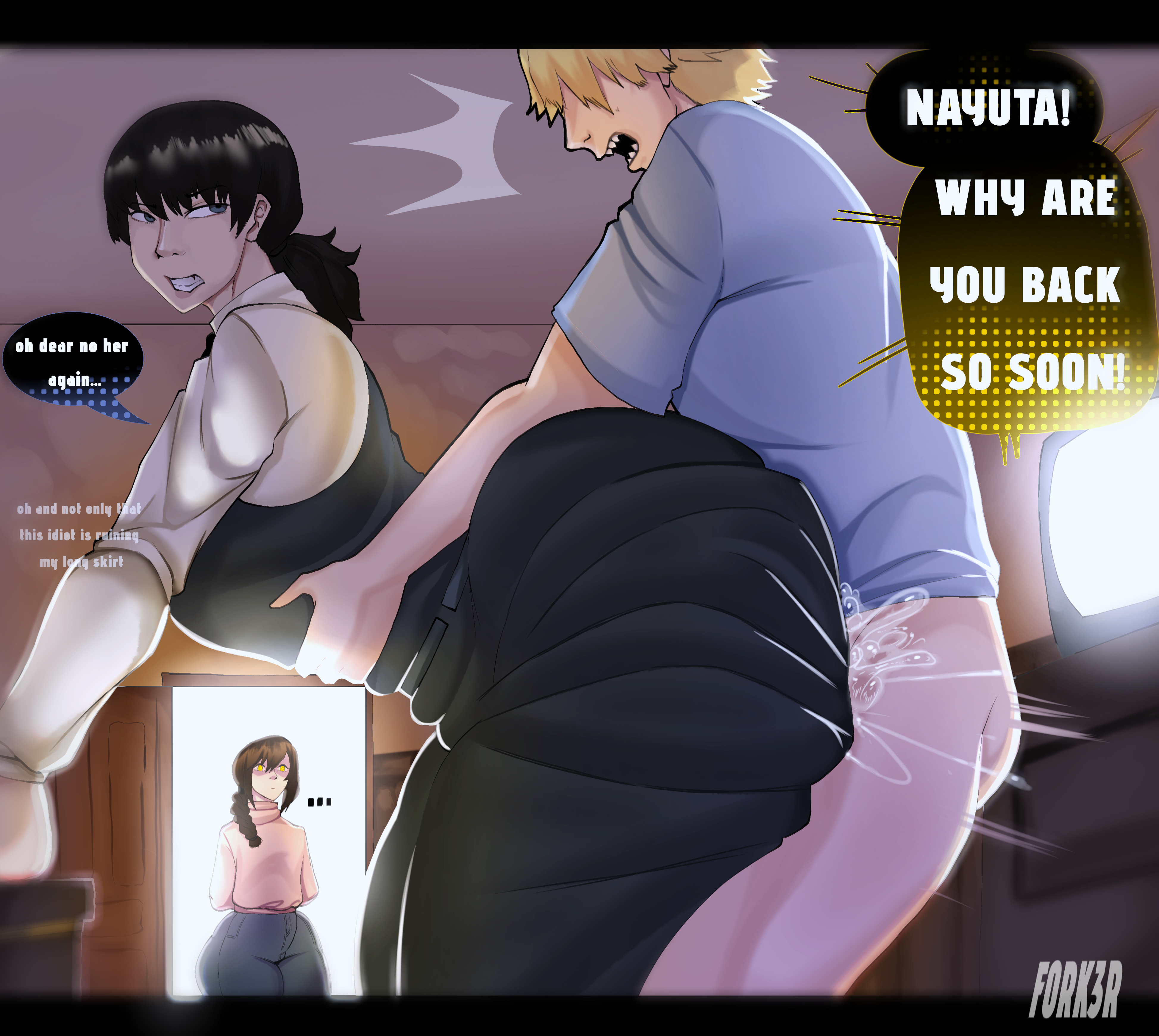 Denji (Chainsaw Man) Rule 34 Image