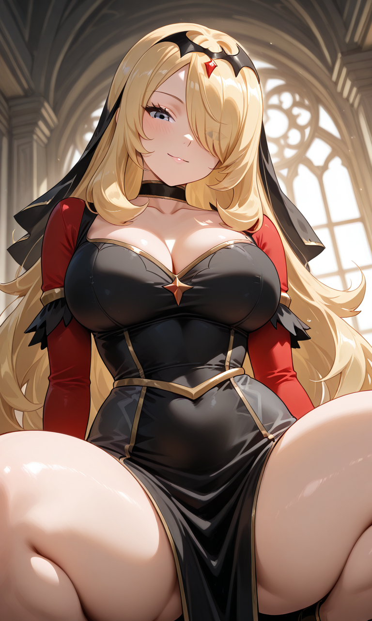 Cynthia (Pokemon) Rule 34 Image