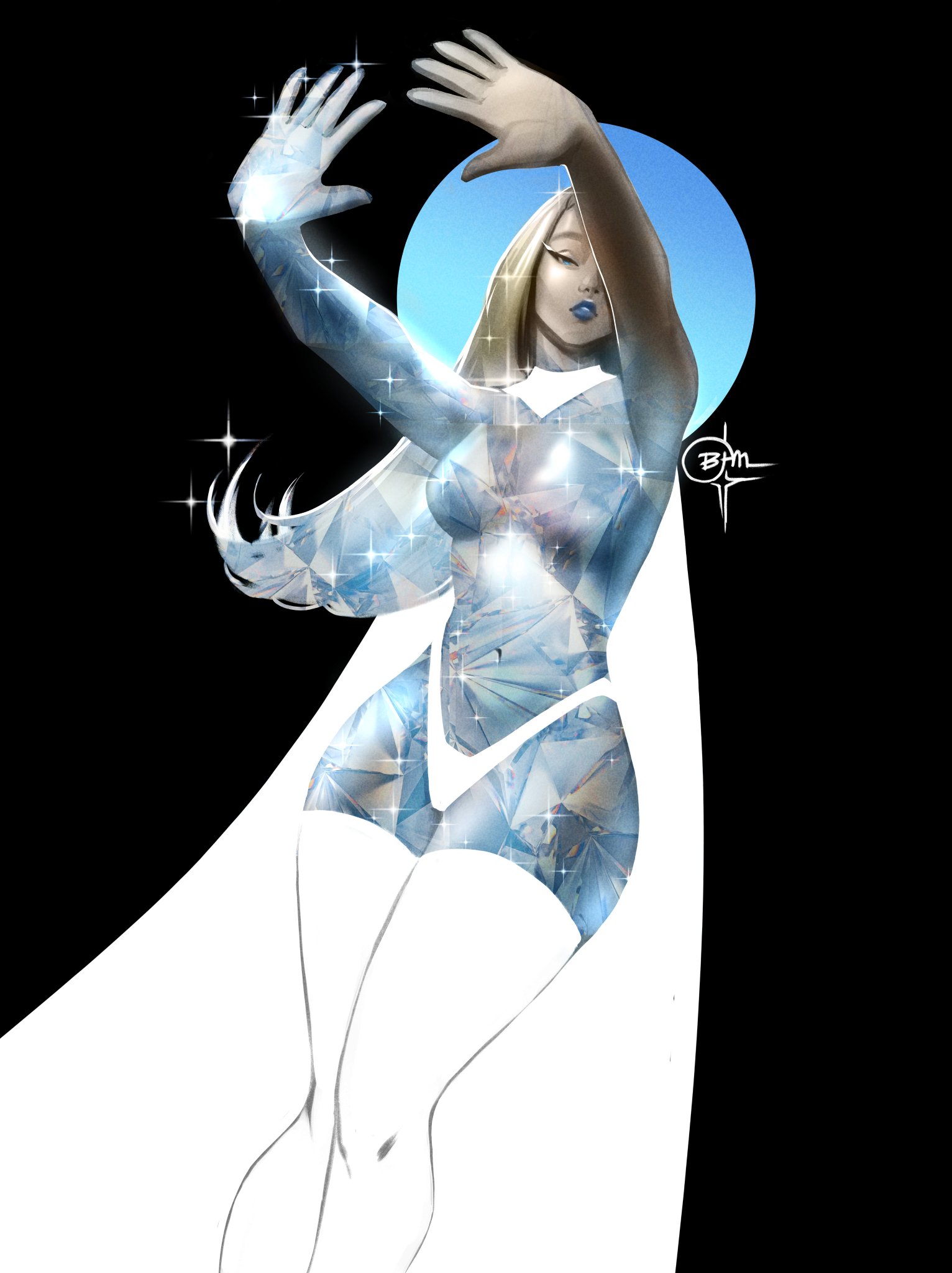 Emma Frost (Diamond Form) Rule 34 Image