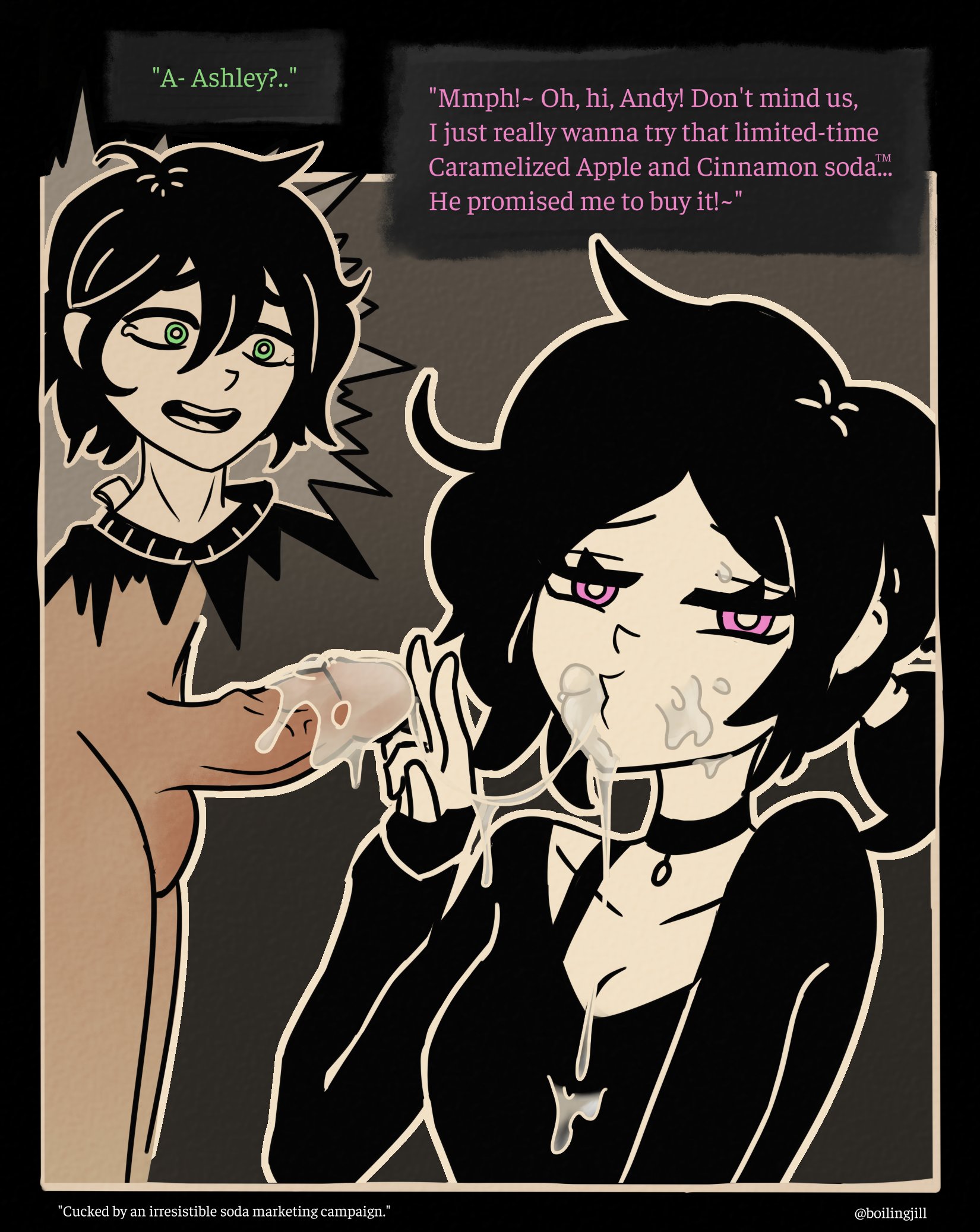 After Fellatio Rule 34 Image