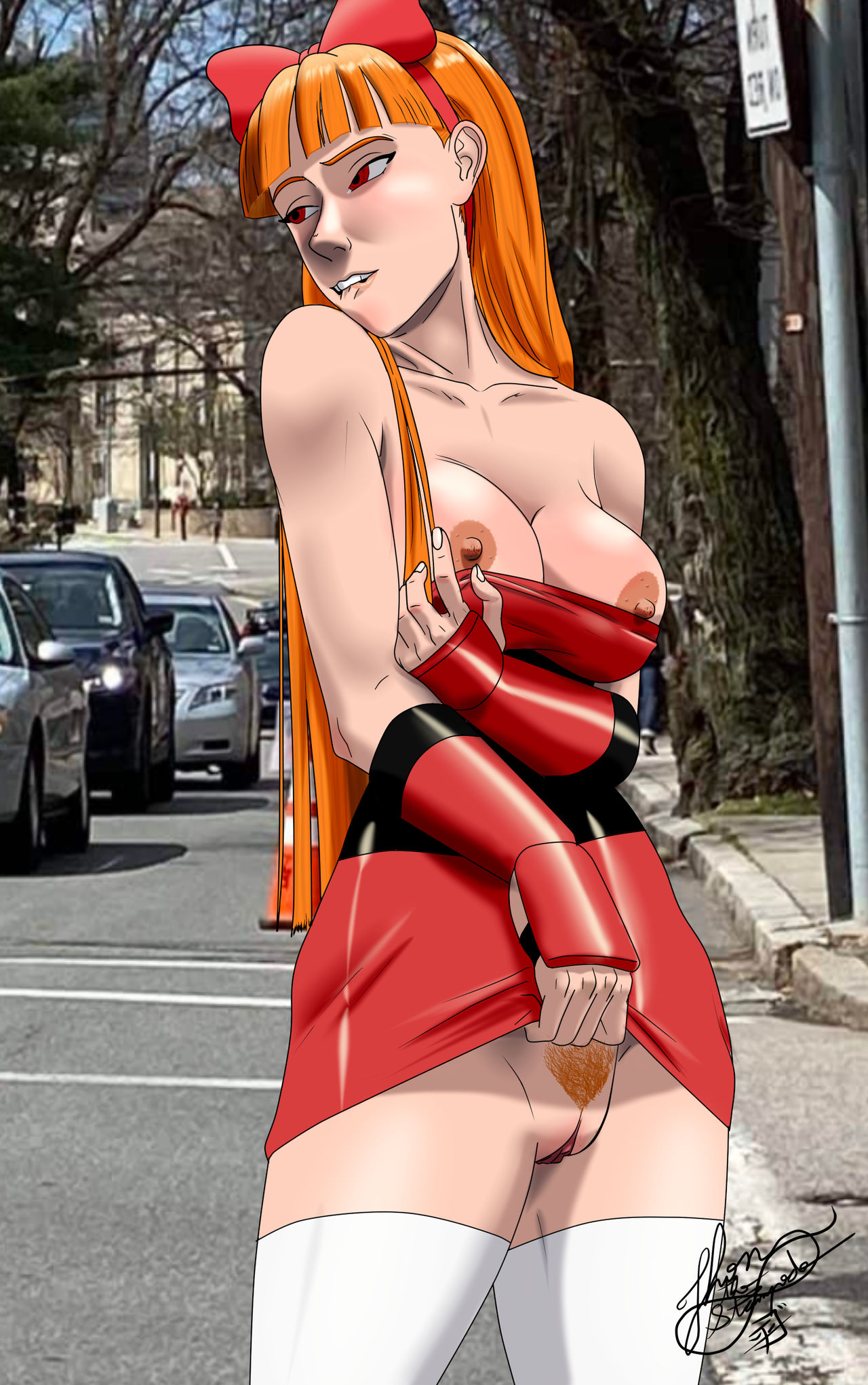 Blossom (Powerpuff Girls) Rule 34 Image
