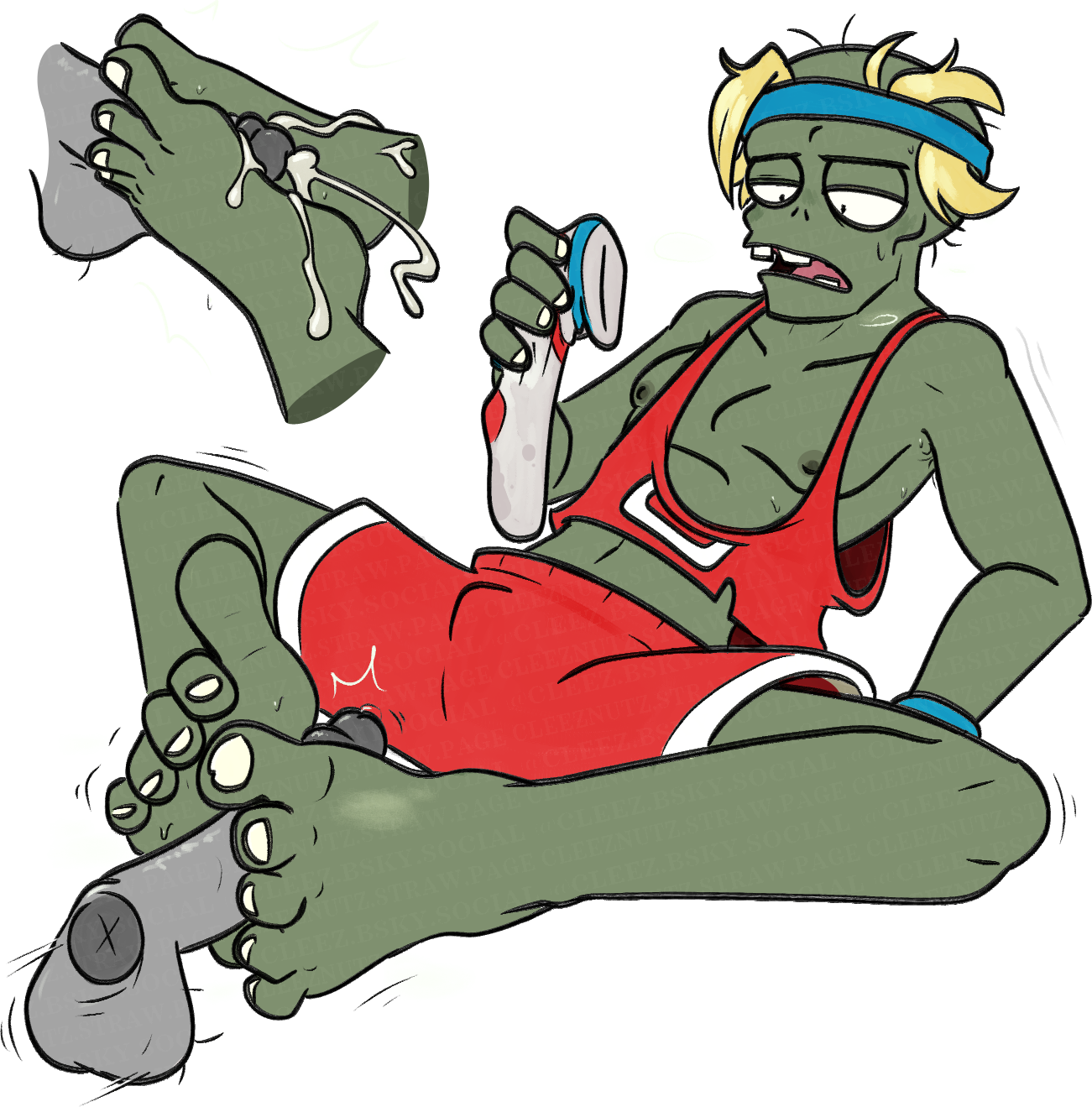 Pole Vaulting Zombie (Pvz) Rule 34 Image