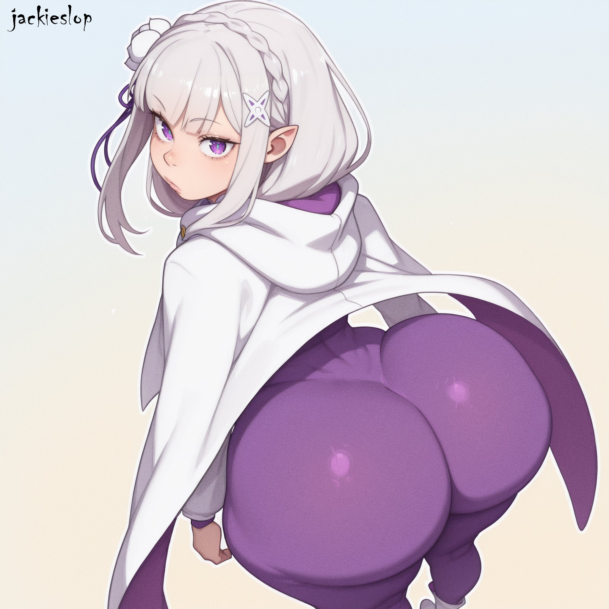 Emilia (Re:Zero) Rule 34 Image