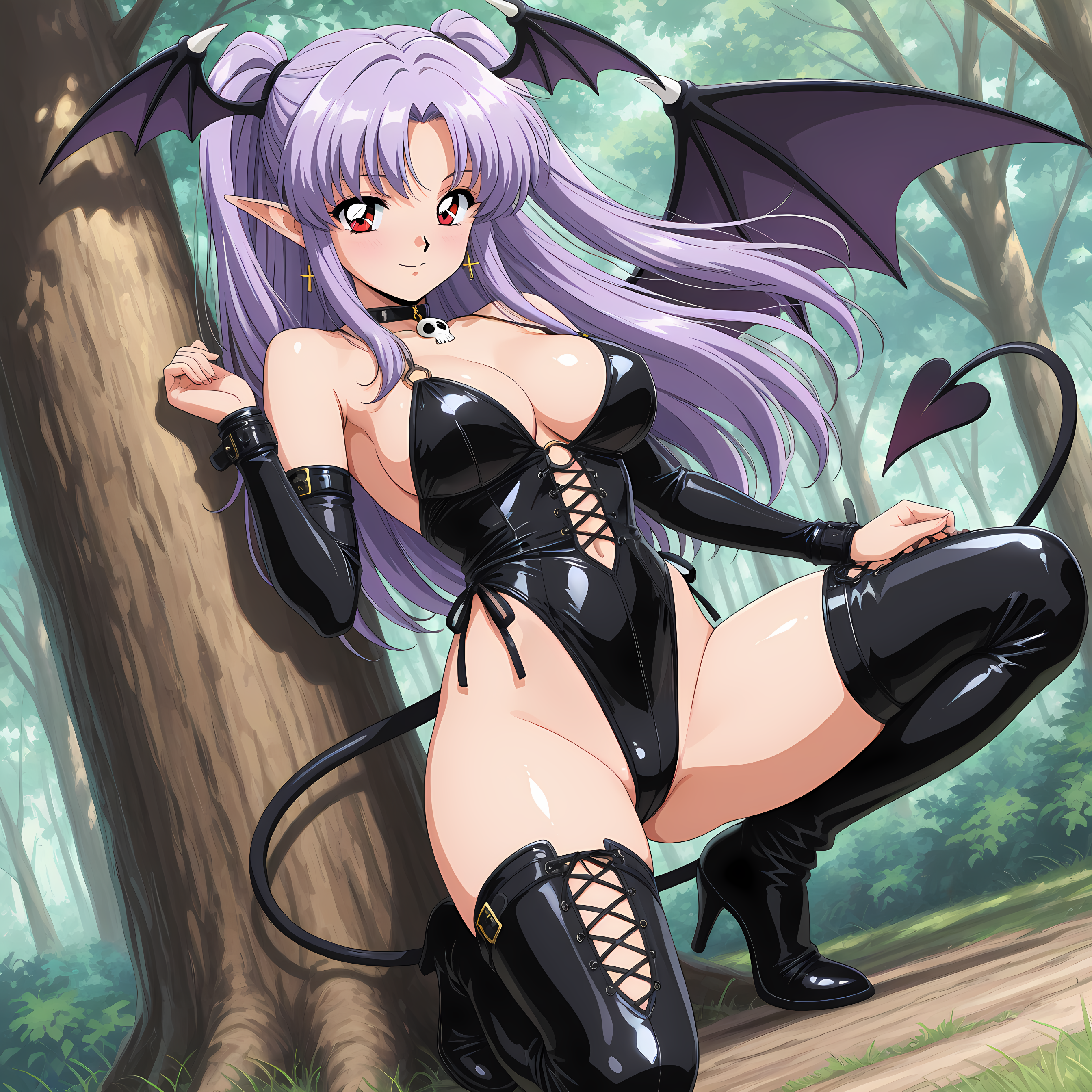Black Footwear Rule 34 Image