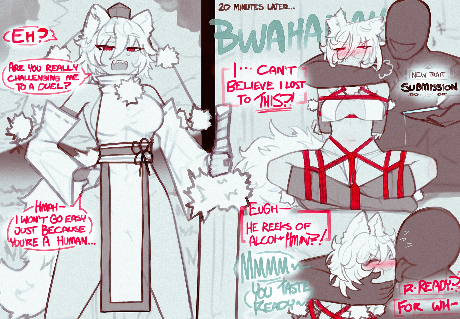 Blushing Rule 34 Image