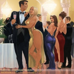 Backless Dress Rule 34 Image