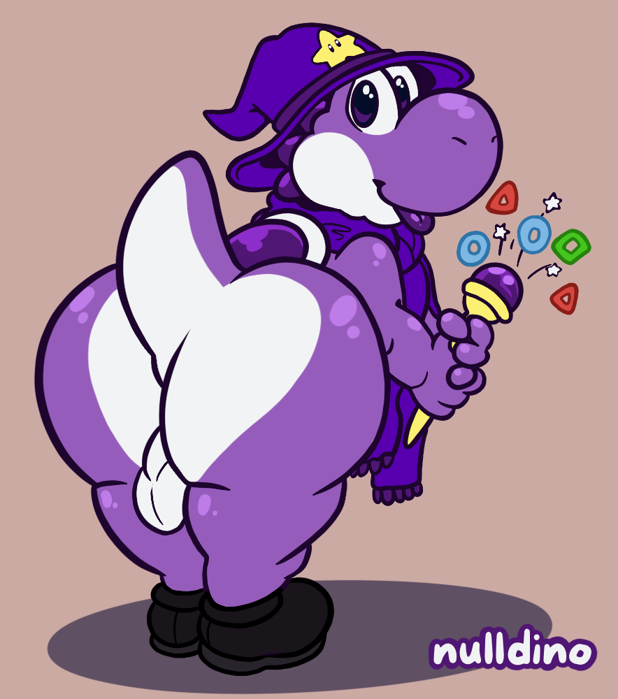 Purple Yoshi (Mario Bros) Rule 34 Image