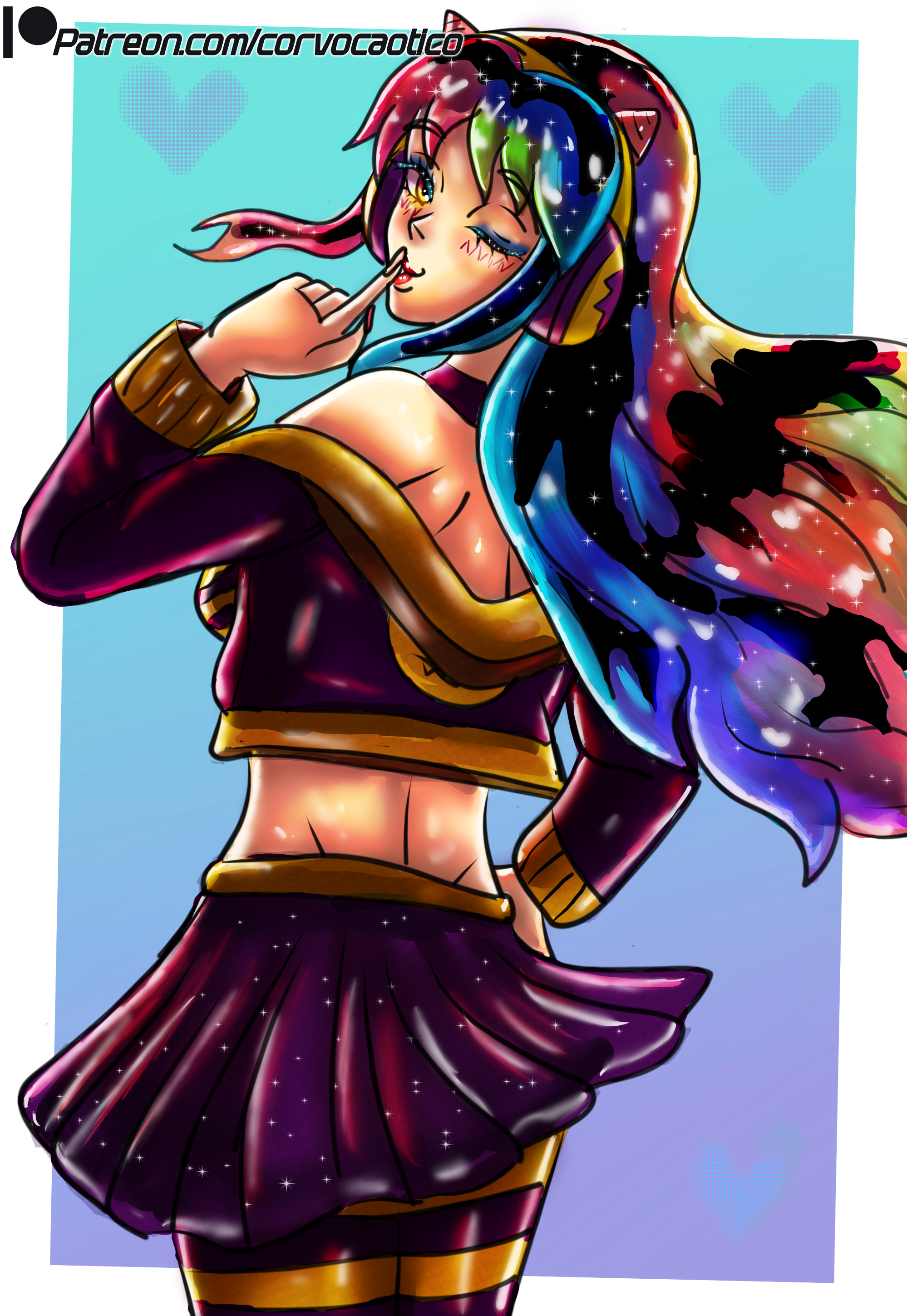 Colored Inner Hair Rule 34 Image