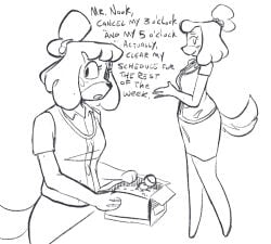 Isabelle (Animal Crossing) Rule 34 Image