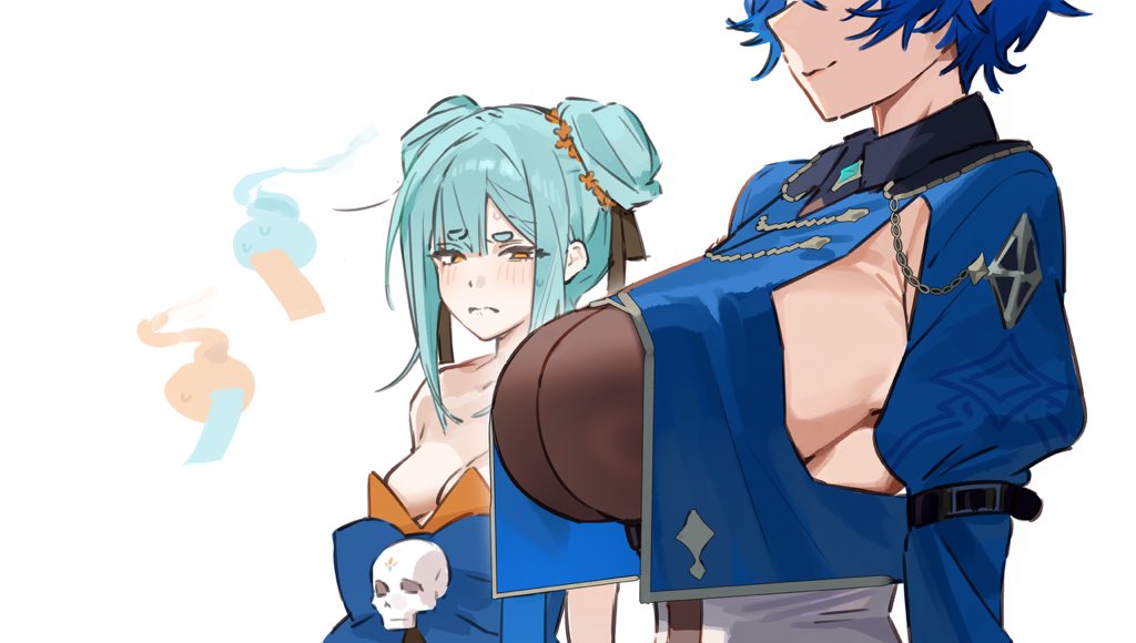 Blue Hair Rule 34 Image