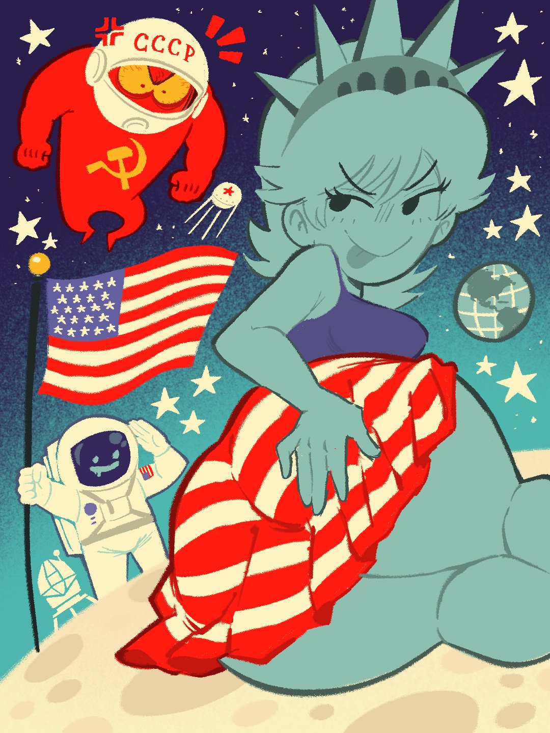 1girls Rule 34 Image