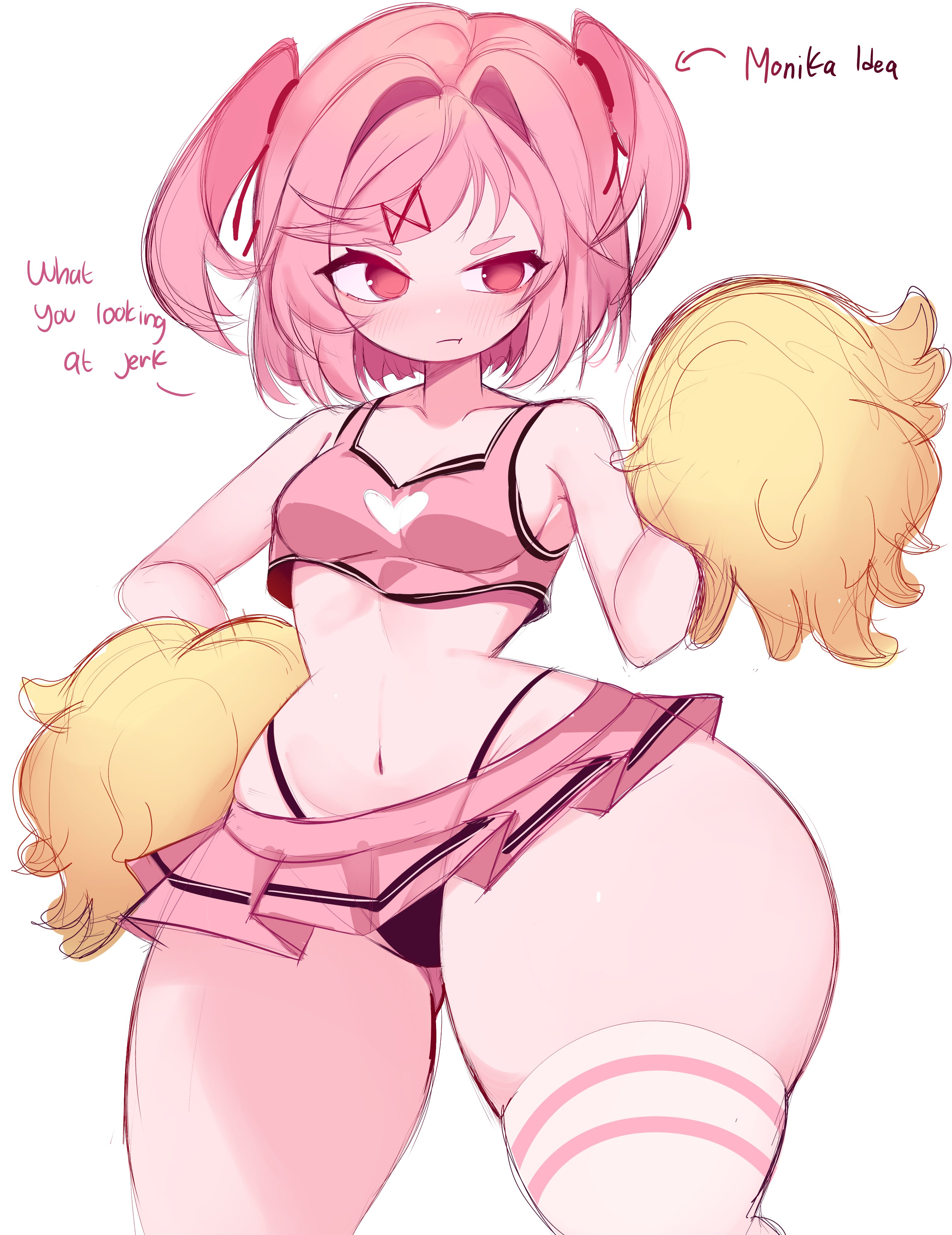 Natsuki (Doki Doki Literature Club) Rule 34 Image
