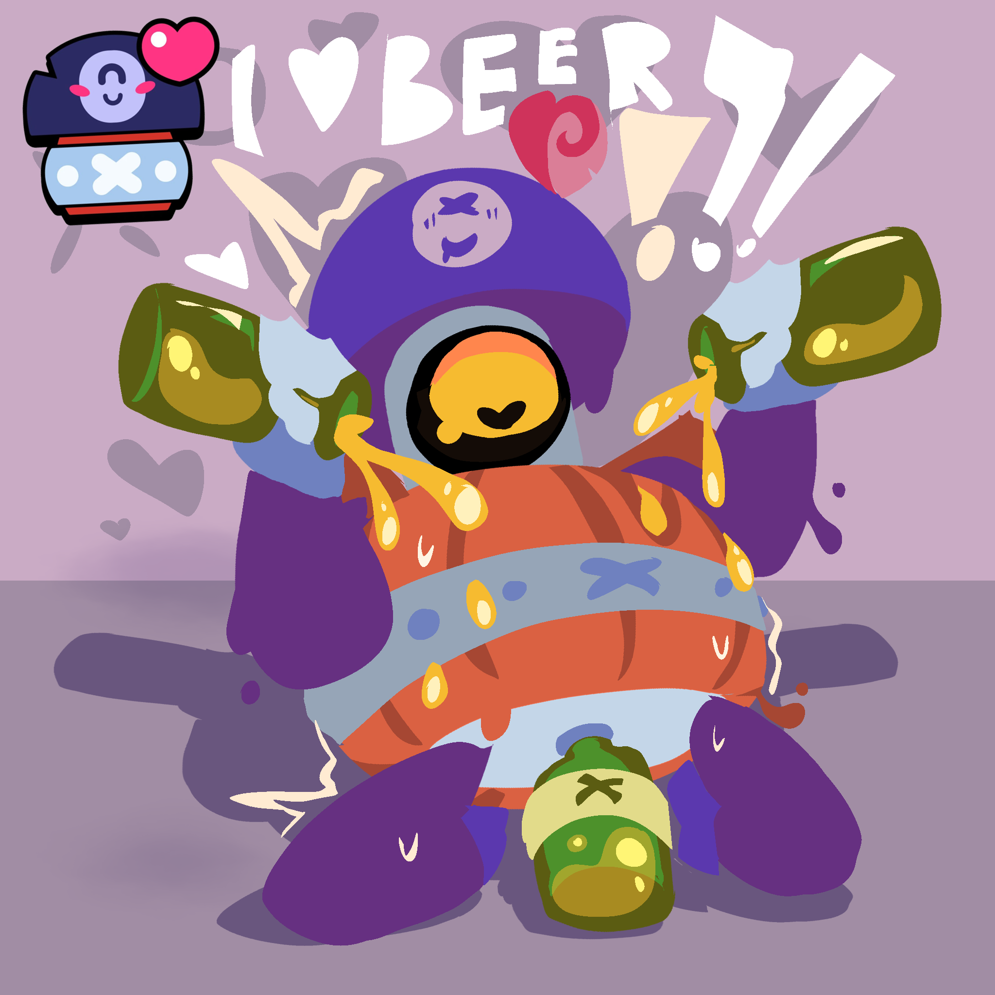 Darryl (Brawl Stars) Rule 34 Image
