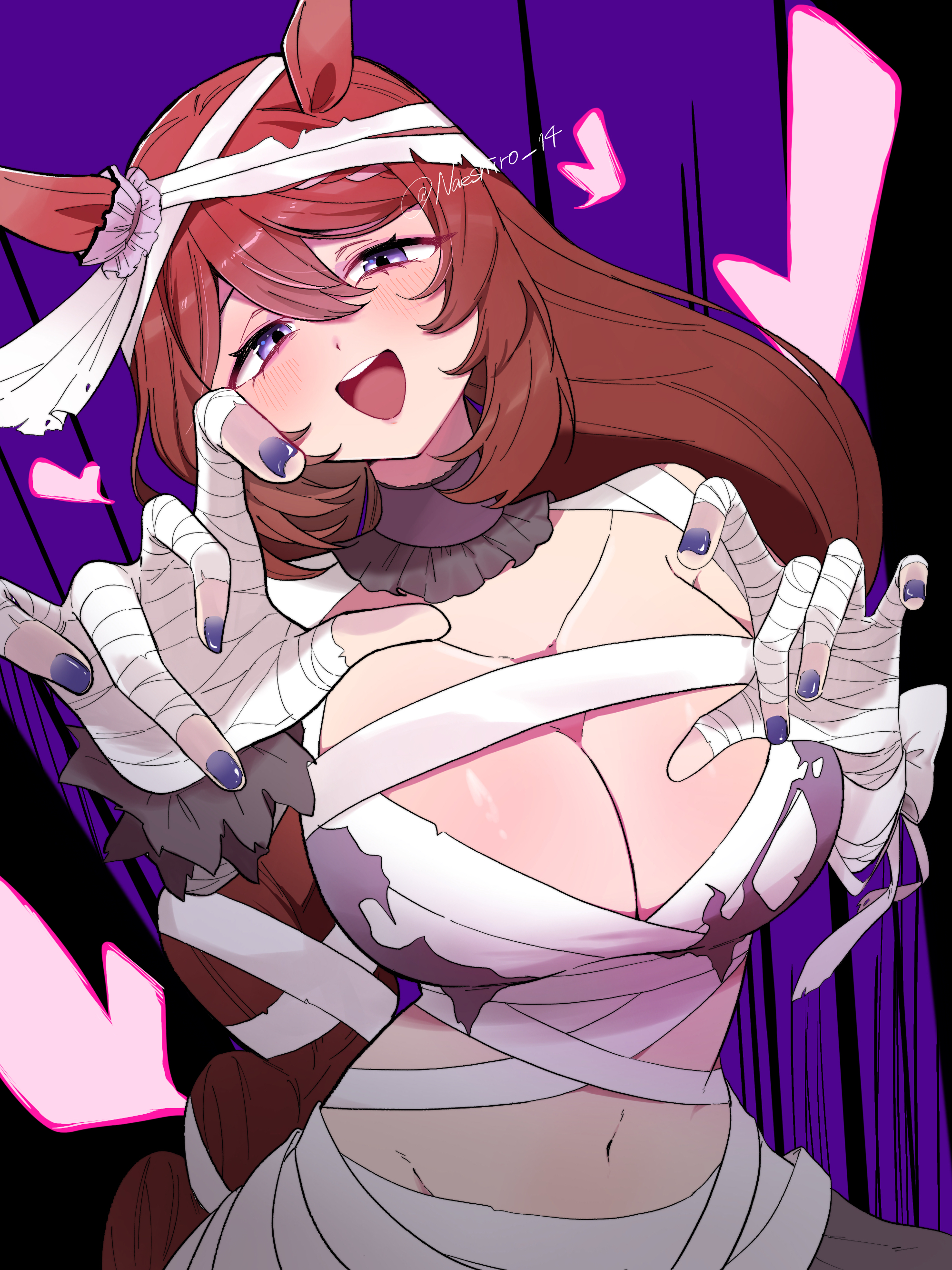 Super Creek (Chiffon-Wrapped Mummy) (Umamusume) Rule 34 Image