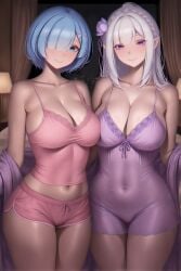 Emilia (Re:Zero) Rule 34 Image