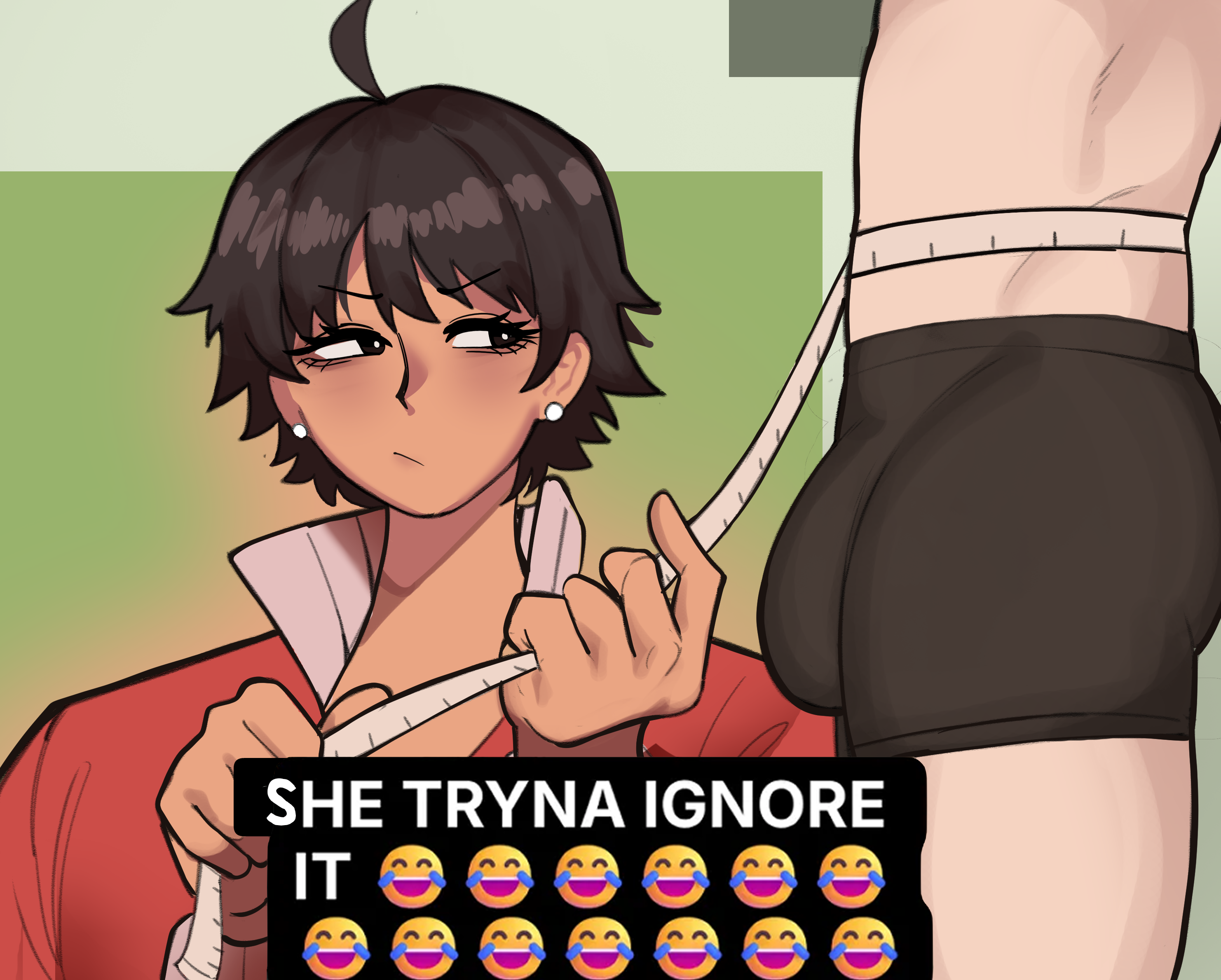 He Tryna Ignore It (Meme) Rule 34 Image