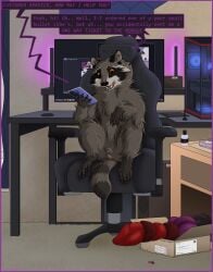 Angel Raccoon (Gthusky) Rule 34 Image