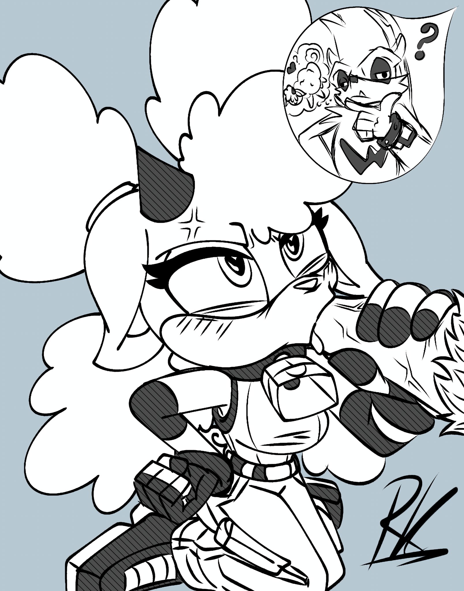 Lanolin The Sheep (Sonic) Rule 34 Image