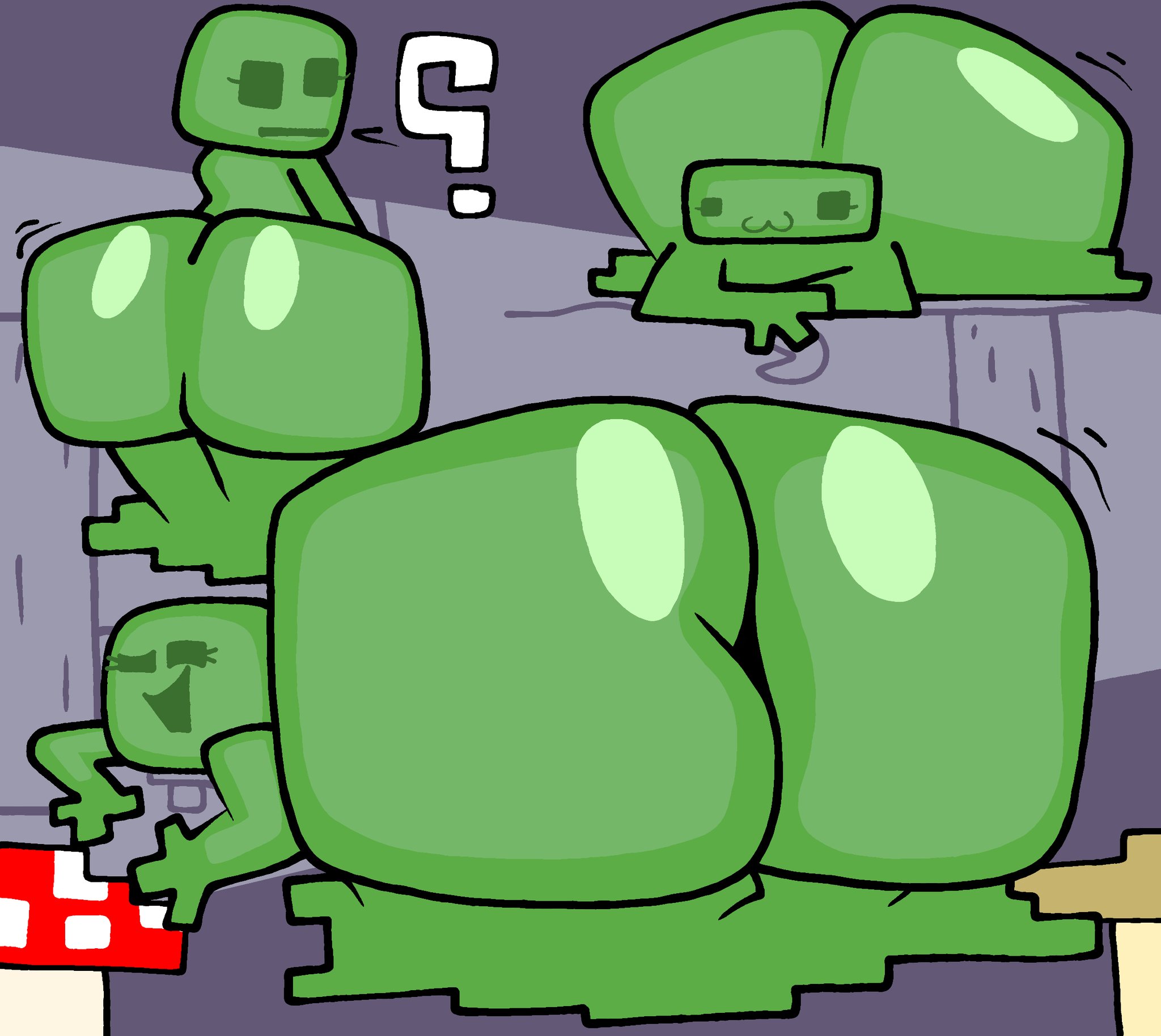 Slime (Minecraft) Rule 34 Image