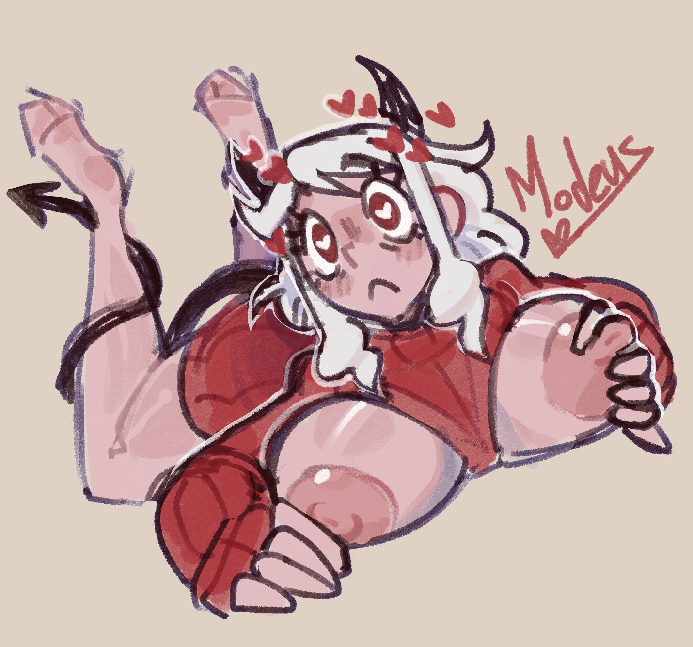 Modeus (Helltaker) Rule 34 Image